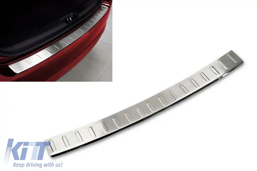 Protector pentru bara spate Avisa potrivit pentru Hyundai Santa Fe 2010-2012, crom