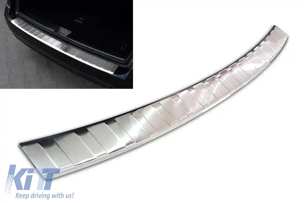 image-7-Protector pentru bara spate Avisa potrivit pentru Mercedes E-Class S212 break 2009-2013, crom