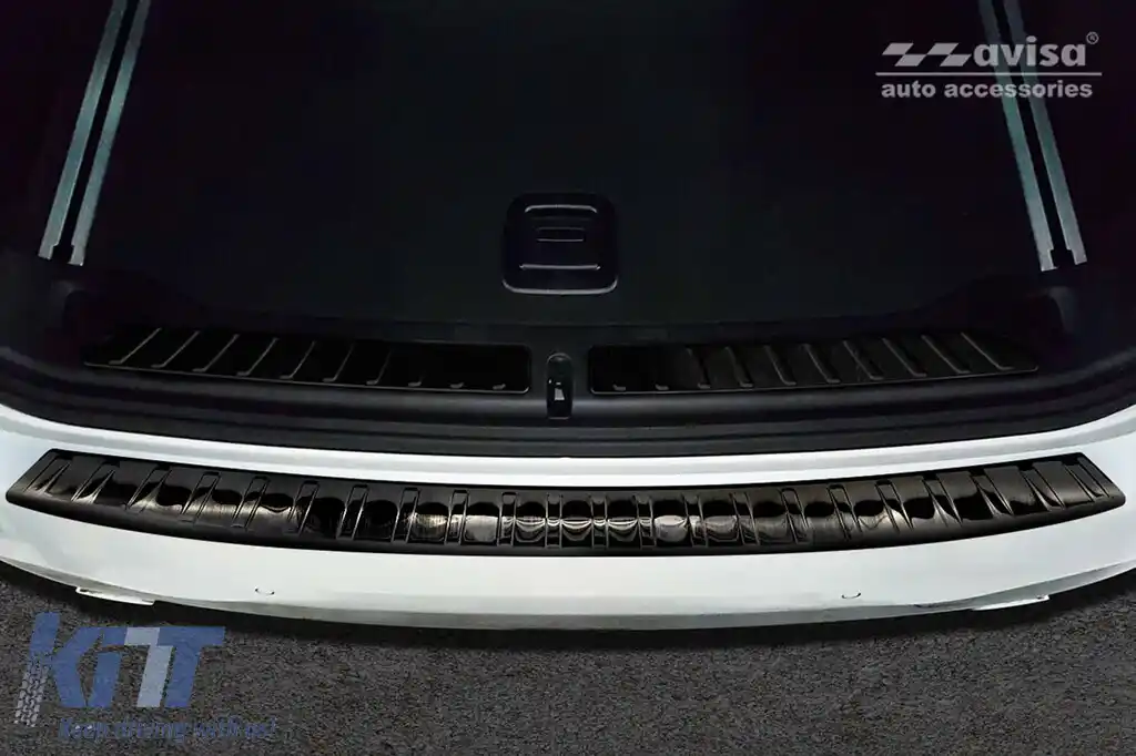 Protector pentru bara spate Avisa potrivit pentru BMW X3 G01 2017-2021, după 2021, lac negru-image-6129712