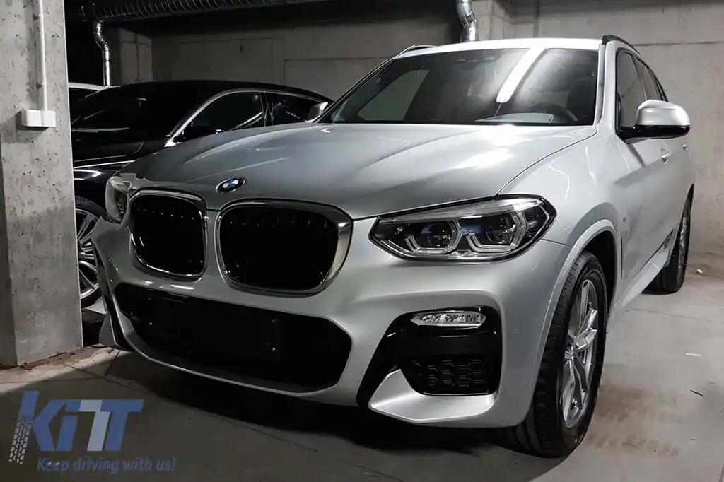 Protector pentru bara spate Avisa potrivit pentru BMW X3 G01 2017-2021, după 2021, lac negru-image-6129714