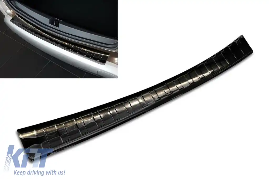 Protector pentru bara spate Avisa potrivit pentru Dacia Duster 2017-2021, după 2021, lac negru