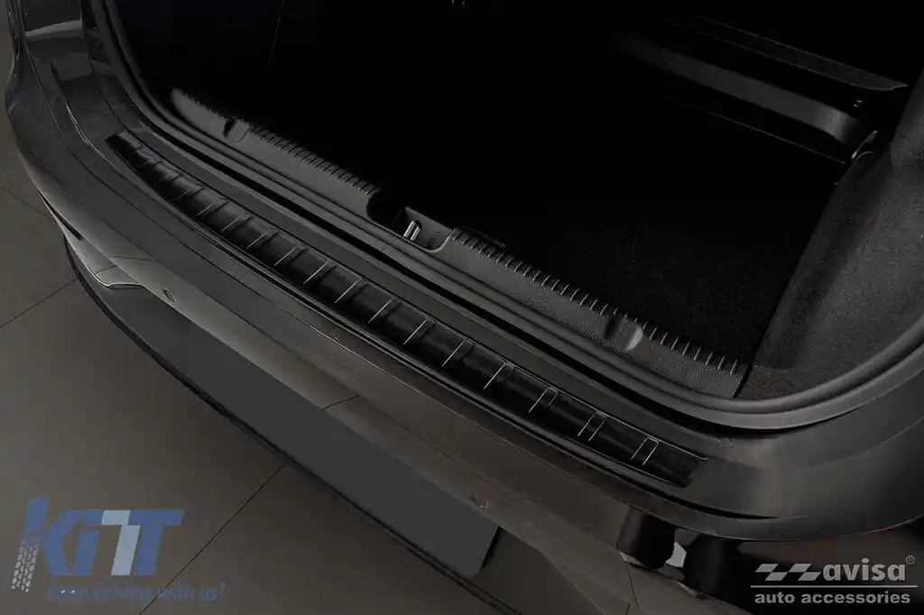 Protector pentru bara spate Avisa potrivit pentru Mercedes EQE V295 după 2022, lac negru-image-6129735