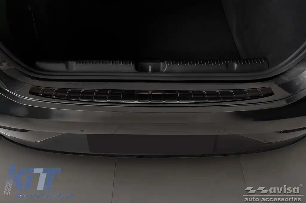 Protector pentru bara spate Avisa potrivit pentru Mercedes EQE V295 după 2022, lac negru-image-6129736