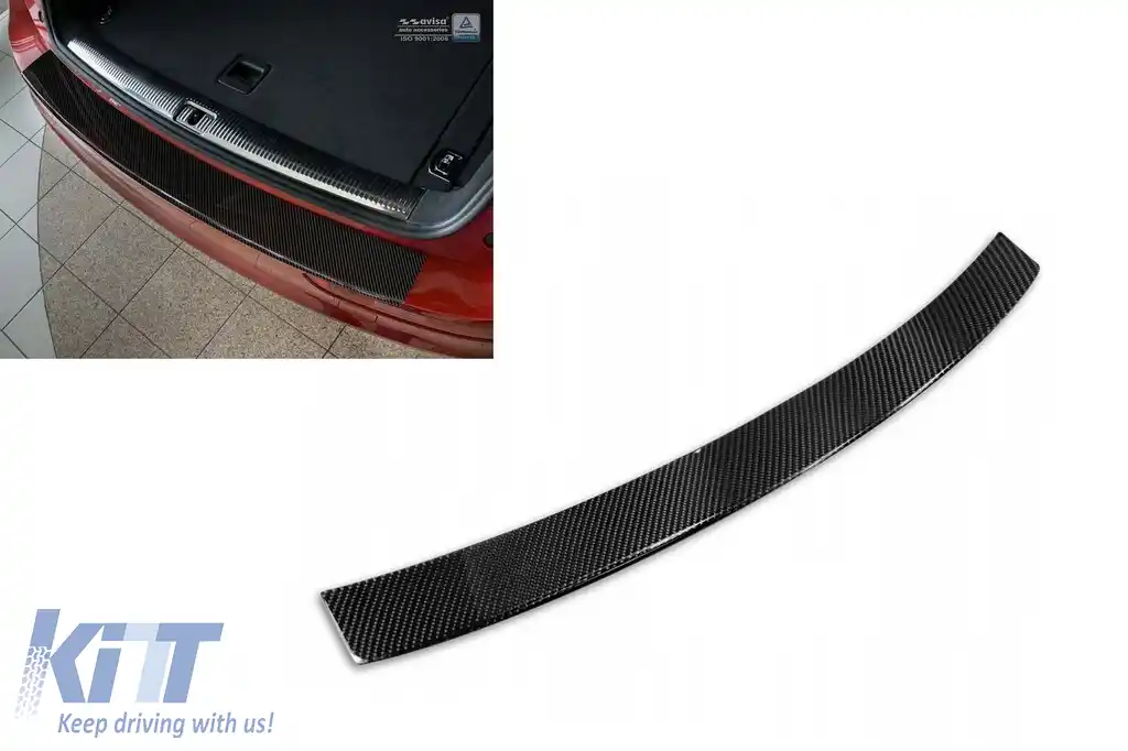 Protector pentru bara spate Avisa potrivit pentru Audi Q5 2006-2017, culoare carbon