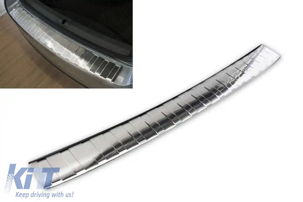 Protector pentru bara spate Avisa potrivit pentru Skoda Superb Liftback 2015-2019, după 2019, crom