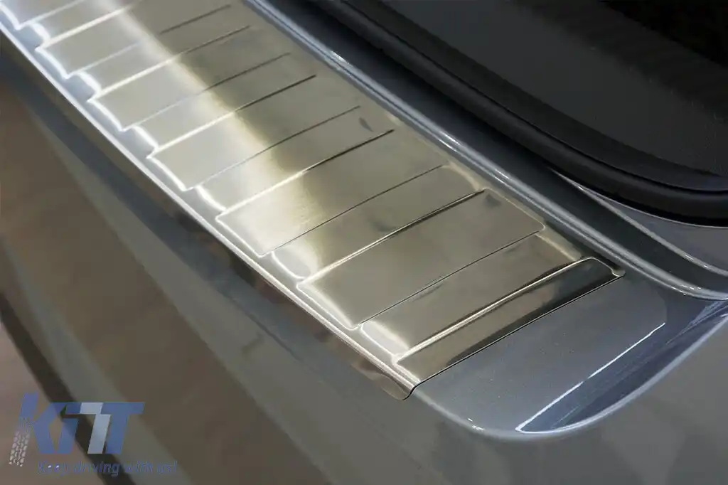 Protector pentru bara spate Avisa potrivit pentru Skoda Superb Liftback 2015-2019, după 2019, crom-image-6211588
