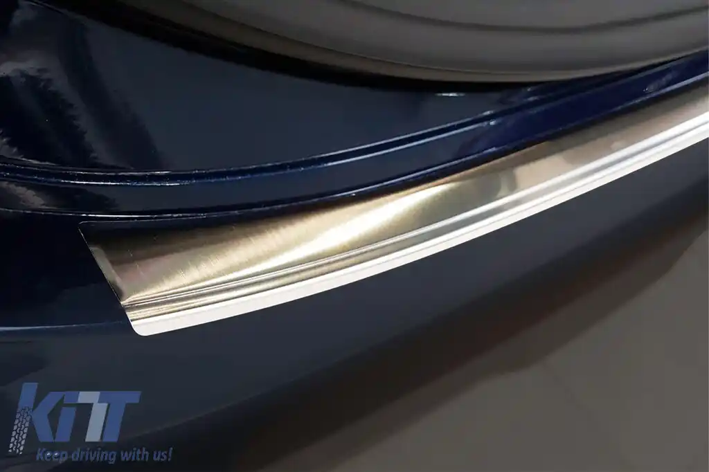 Protector pentru bara spate Avisa potrivit pentru Hyundai Santa Fe 2018-2020, crom-image-6211621