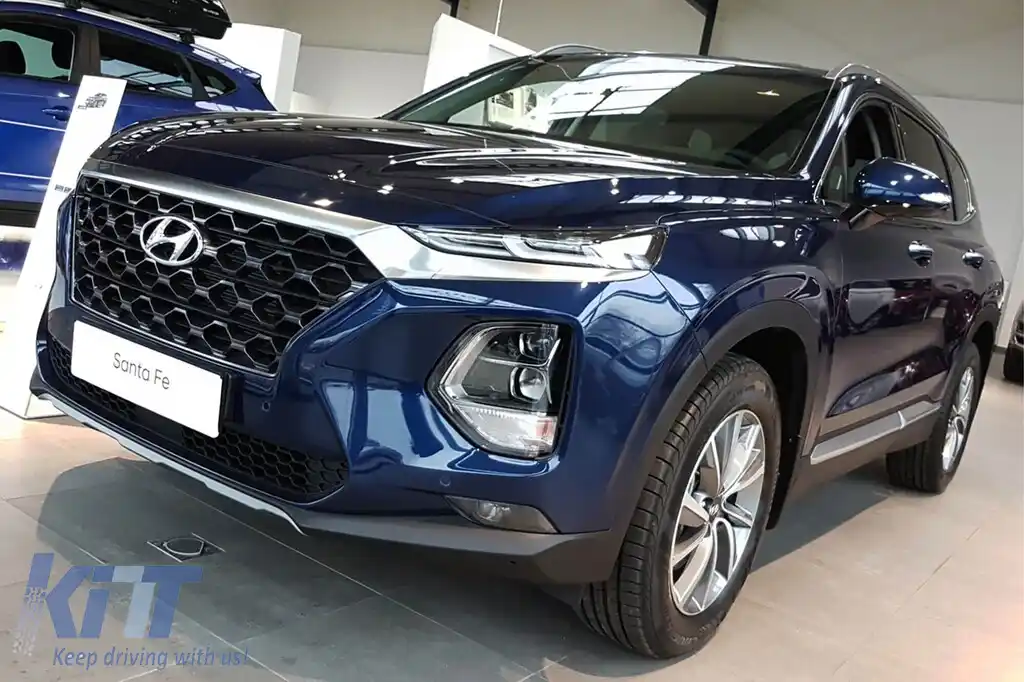 Protector pentru bara spate Avisa potrivit pentru Hyundai Santa Fe 2018-2020, crom-image-6211622