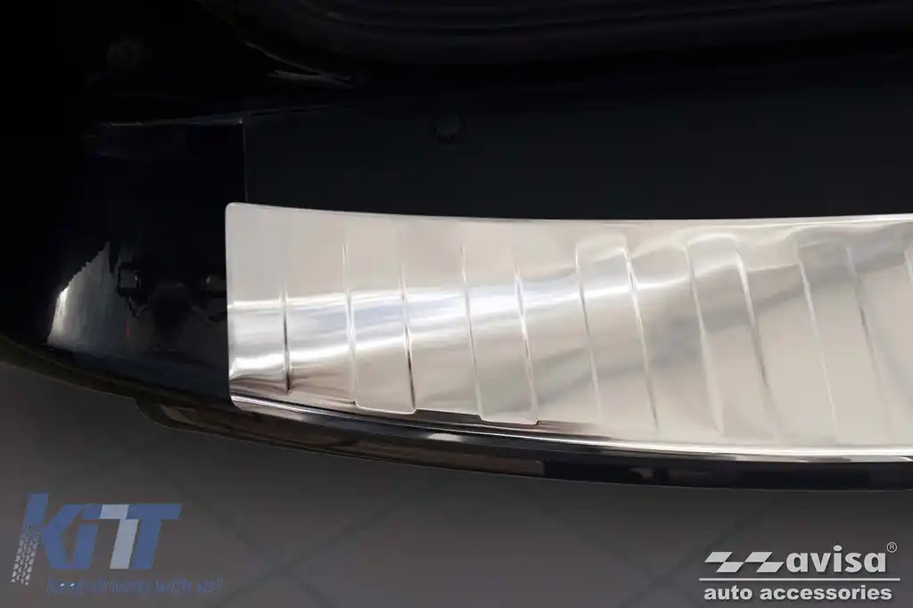 Protector pentru bara spate Avisa potrivit pentru Toyota Rav4 2008-2010, pentru versiunea cu roată de rezervă, crom-image-6211636