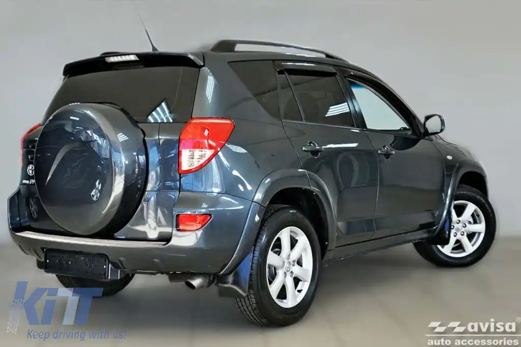 Protector pentru bara spate Avisa potrivit pentru Toyota Rav4 2008-2010, pentru versiunea cu roată de rezervă, crom-image-6211637