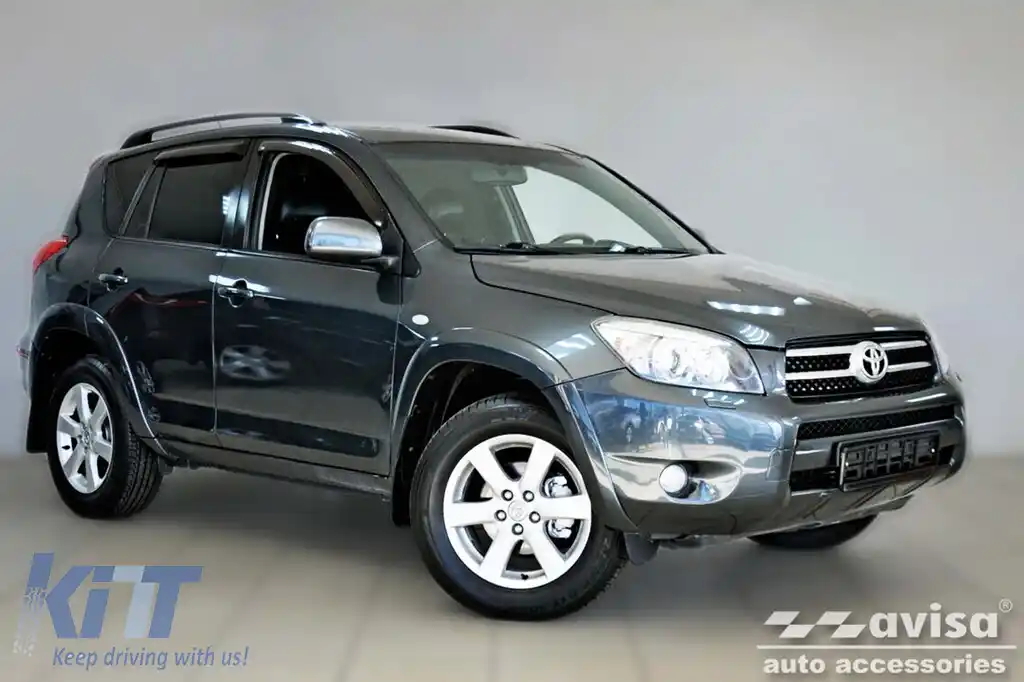 Protector pentru bara spate Avisa potrivit pentru Toyota Rav4 2008-2010, pentru versiunea cu roată de rezervă, crom-image-6211638