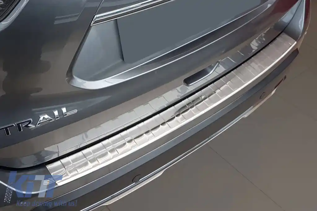 Protector pentru bara spate Avisa potrivit pentru Nissan X-Trail T32 2017-2021, crom-image-6211670
