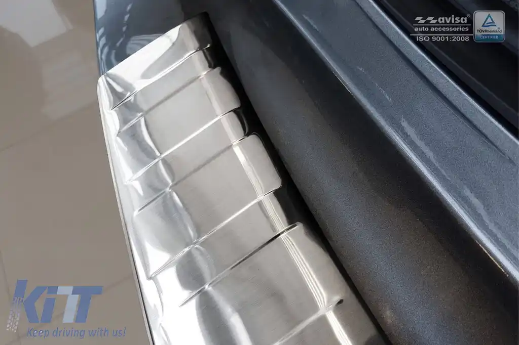 Protector pentru bara spate Avisa potrivit pentru Nissan X-Trail T32 2017-2021, crom-image-6211673