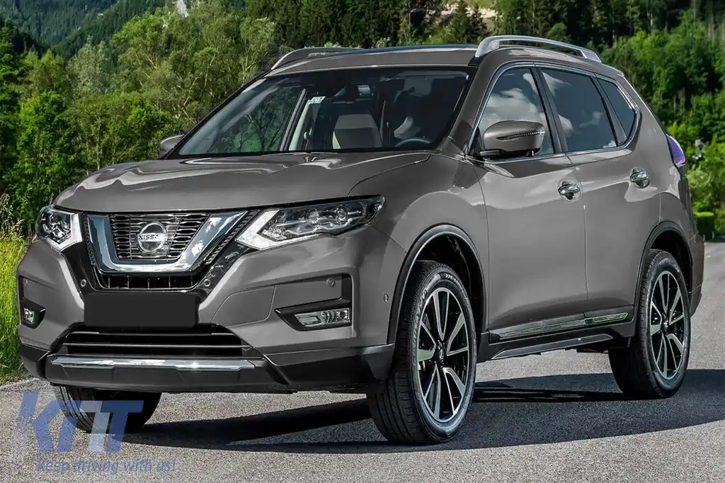 Protector pentru bara spate Avisa potrivit pentru Nissan X-Trail T32 2017-2021, crom-image-6211674