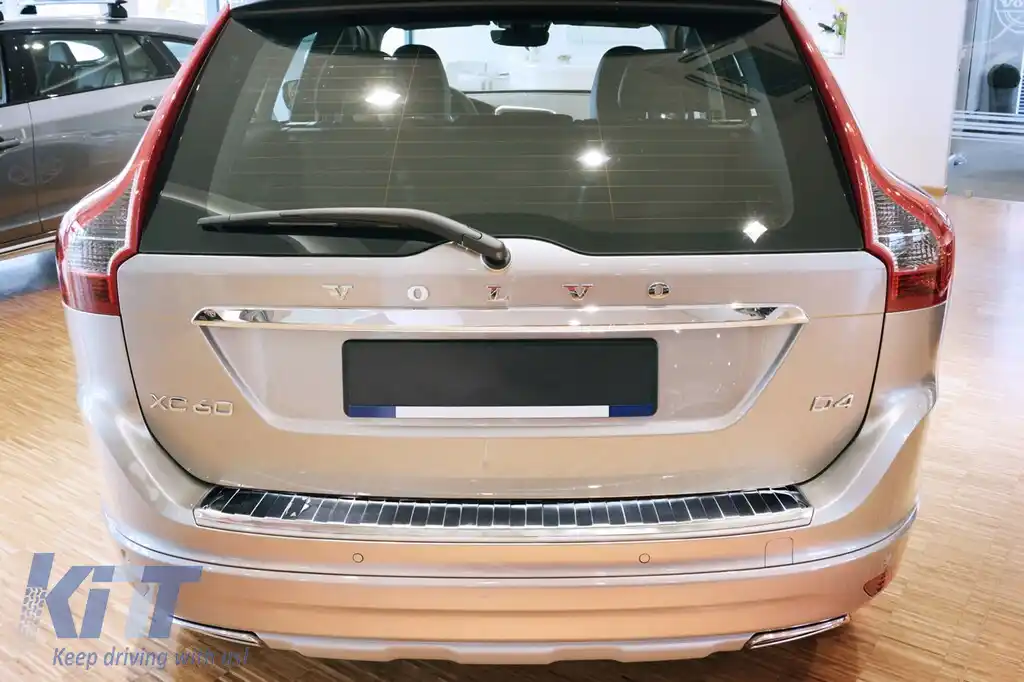 Protector pentru bara spate Avisa potrivit pentru Volvo XC60 2013-2017, crom-image-6211690