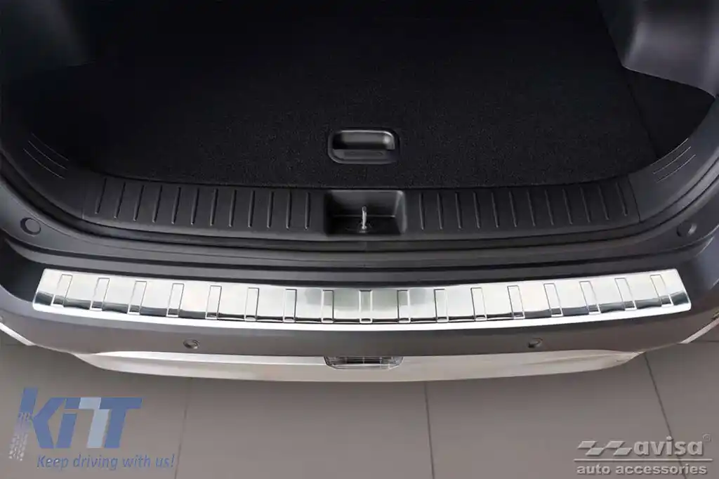 Protector pentru bara spate Avisa potrivit pentru Kia Sportage după 2021, crom-image-6211698