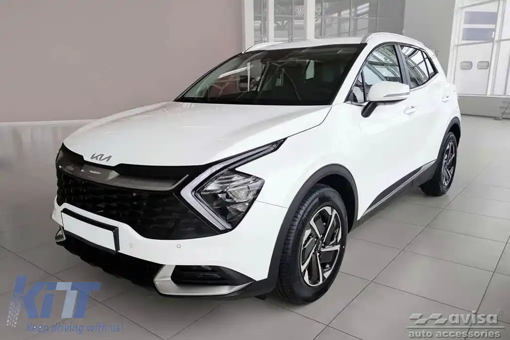 Protector pentru bara spate Avisa potrivit pentru Kia Sportage după 2021, crom-image-6211702