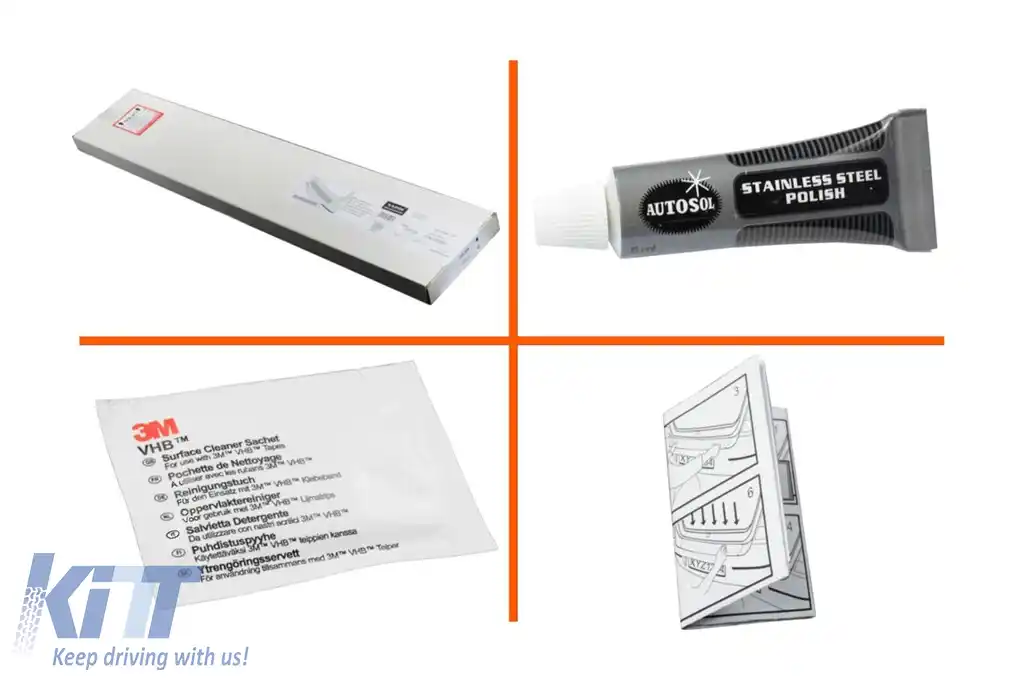 Protector pentru bara spate Avisa potrivit pentru Kia Sportage după 2021, crom-image-6211703