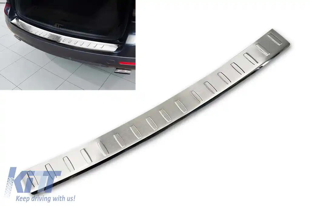 Protector pentru bara spate Avisa potrivit pentru Volkswagen Touareg 2007-2010, crom