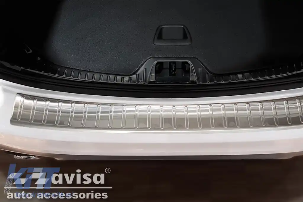 Protector pentru bara spate Avisa potrivit pentru Volvo V60 2010-2013, V60 Cross Country 2010-2018, crom-image-6211746