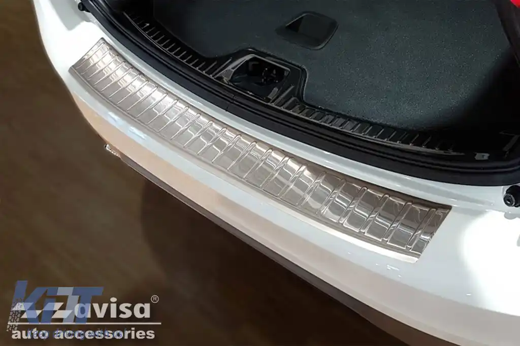 Protector pentru bara spate Avisa potrivit pentru Volvo V60 2010-2013, V60 Cross Country 2010-2018, crom-image-6211747