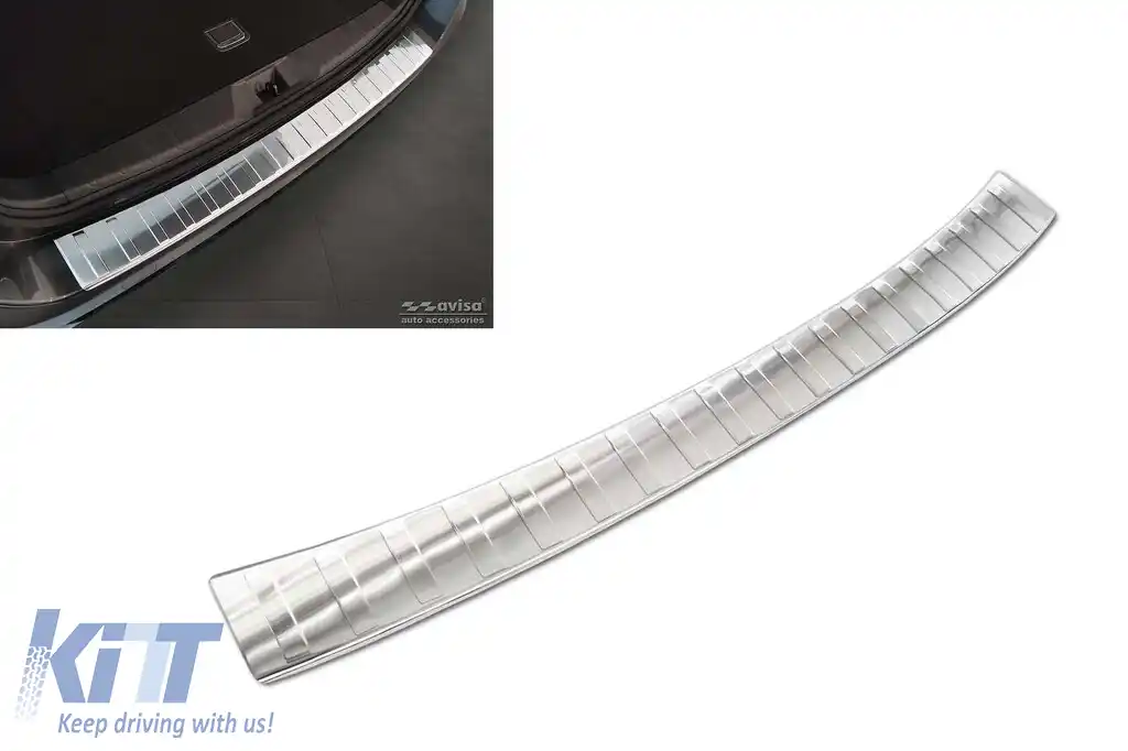 Protector pentru bara spate Avisa potrivit pentru Subaru Outback după 2021, crom