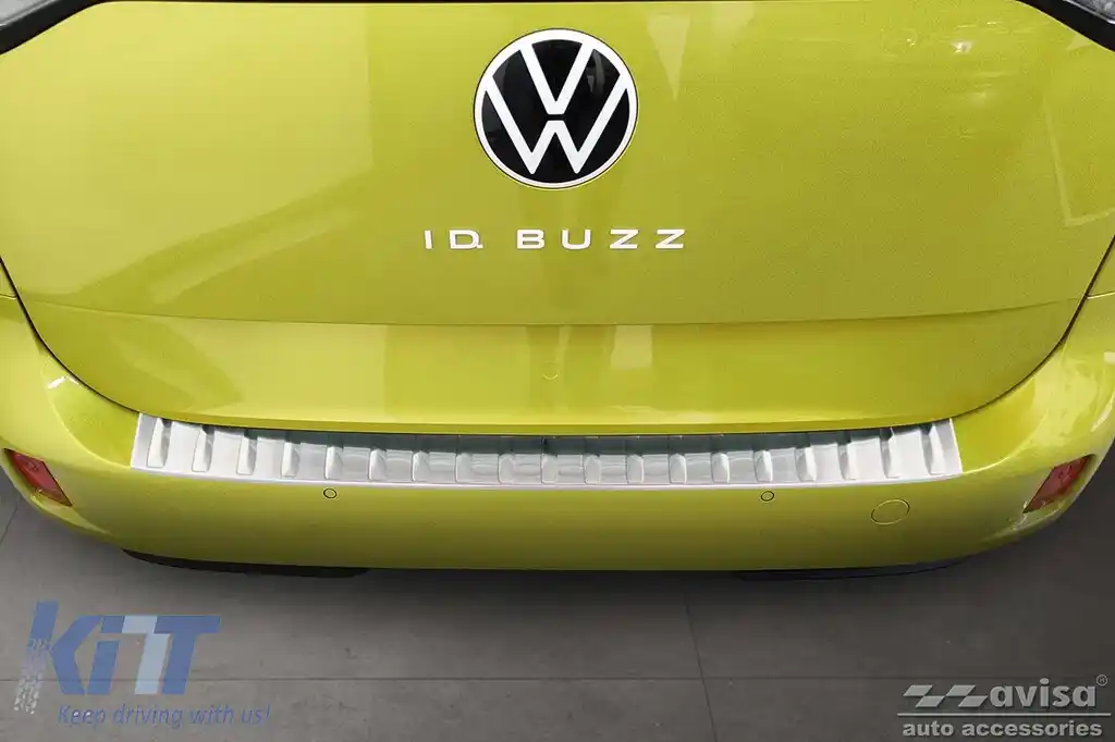 Protector pentru bara spate Avisa potrivit pentru Volkswagen ID Buzz, Cargo după 2022, crom-image-6211782