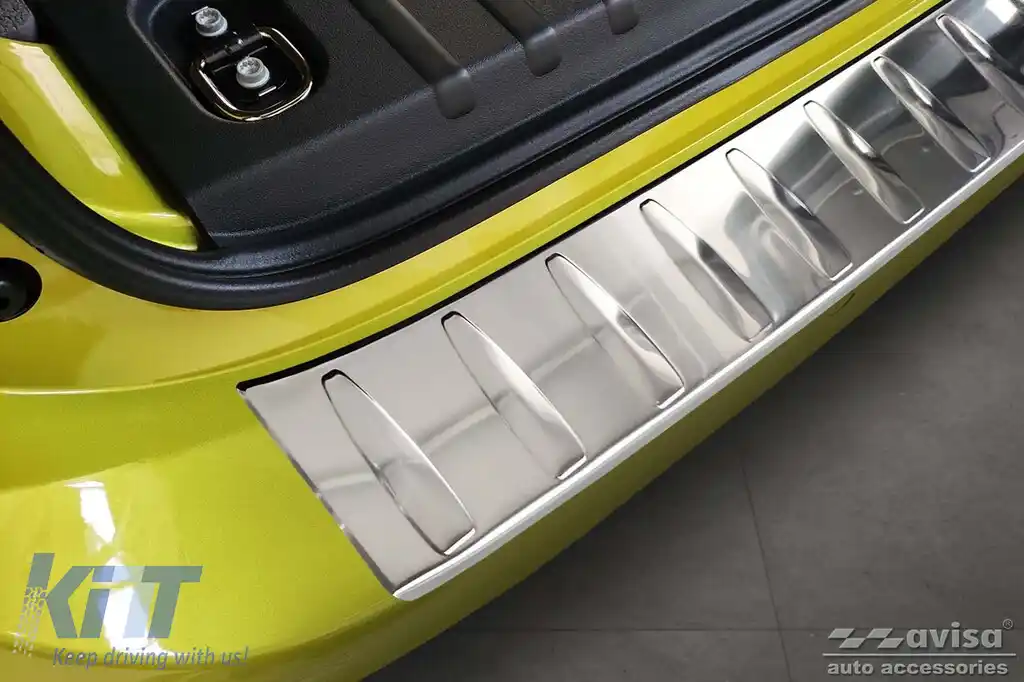 Protector pentru bara spate Avisa potrivit pentru Volkswagen ID Buzz, Cargo după 2022, crom-image-6211783