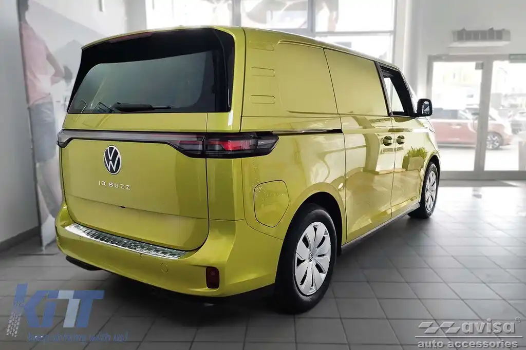 Protector pentru bara spate Avisa potrivit pentru Volkswagen ID Buzz, Cargo după 2022, crom-image-6211784