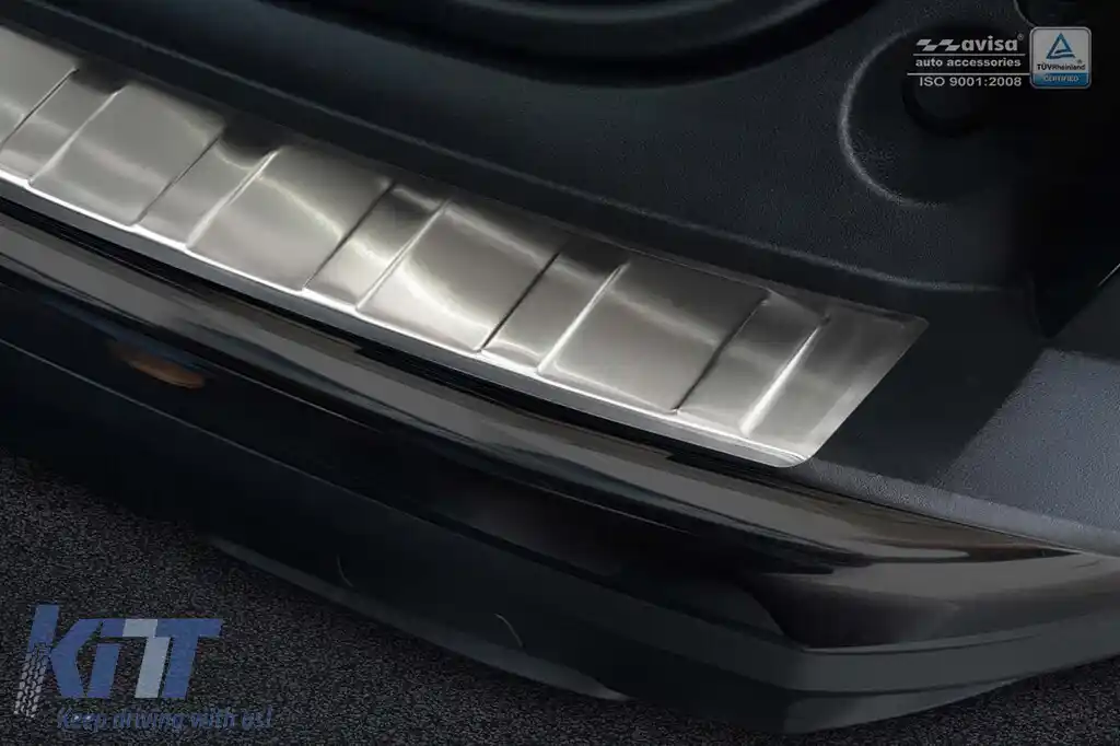 Protector pentru bara spate Avisa potrivit pentru Peugeot 3008 după 2016, crom-image-6211820