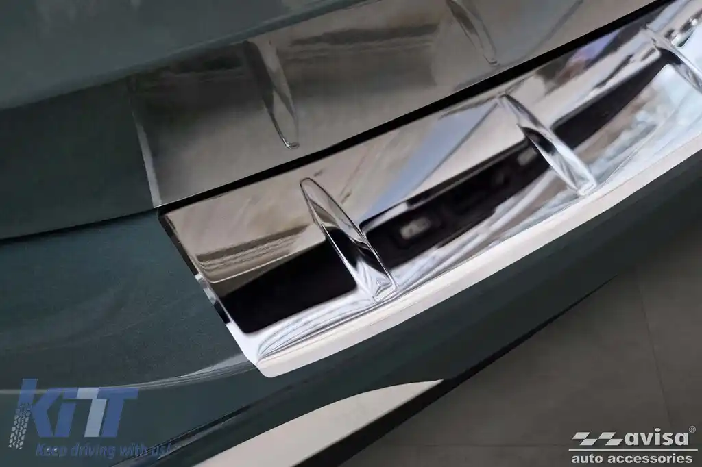 Protector pentru bara spate Avisa potrivit pentru Volkswagen Tiguan după 2024, crom-image-6211832