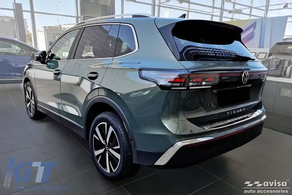 Protector pentru bara spate Avisa potrivit pentru Volkswagen Tiguan după 2024, crom-image-6211833