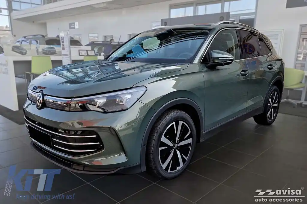 Protector pentru bara spate Avisa potrivit pentru Volkswagen Tiguan după 2024, crom-image-6211834