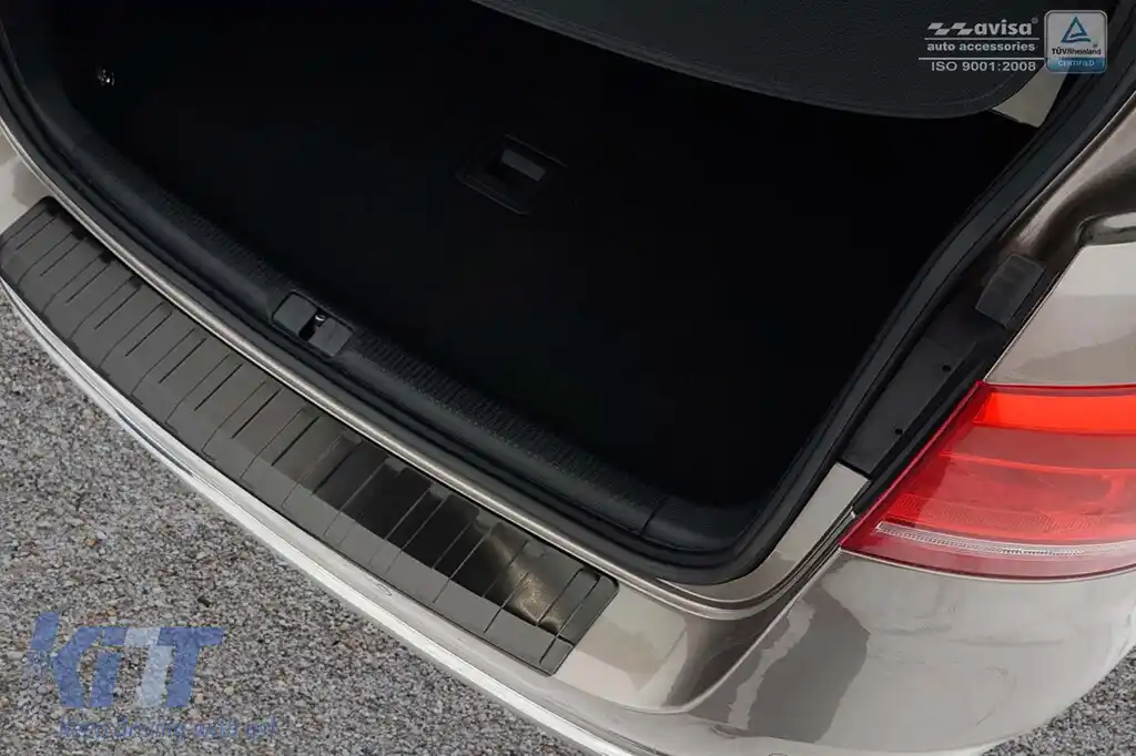 Protector pentru bara spate Avisa potrivit pentru Volkswagen Passat B7 2011-2014, lac negru-image-6211847