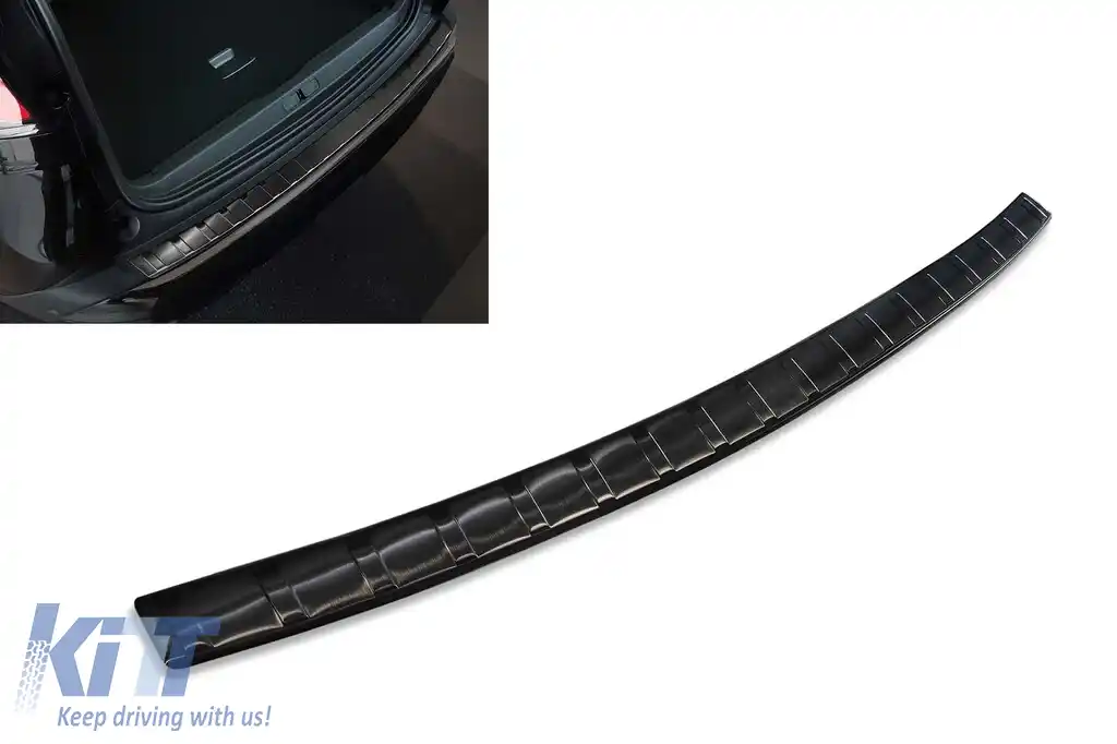 Protector pentru bara spate Avisa potrivit pentru Peugeot 3008 după 2016, lac negru