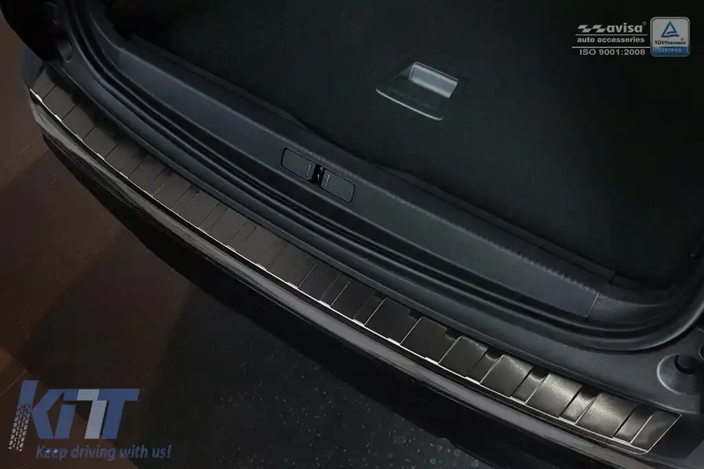 Protector pentru bara spate Avisa potrivit pentru Peugeot 3008 după 2016, lac negru-image-6211876