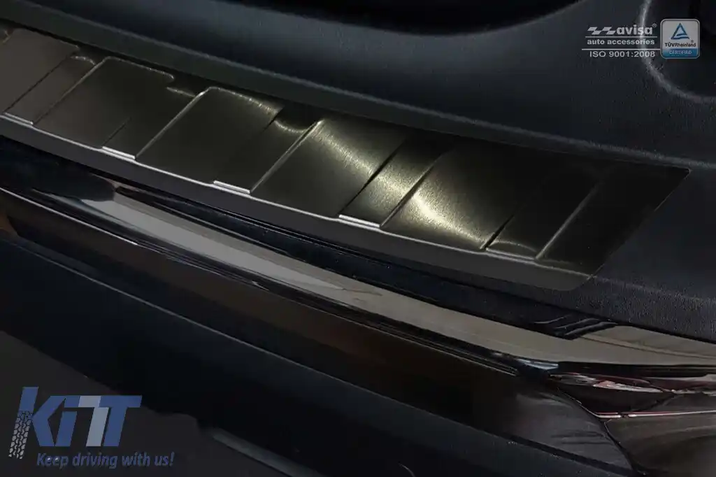 Protector pentru bara spate Avisa potrivit pentru Peugeot 3008 după 2016, lac negru-image-6211878