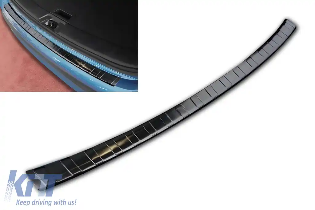 Protector pentru bara spate Avisa potrivit pentru Nissan Qashqai 2017-2021, lac negru