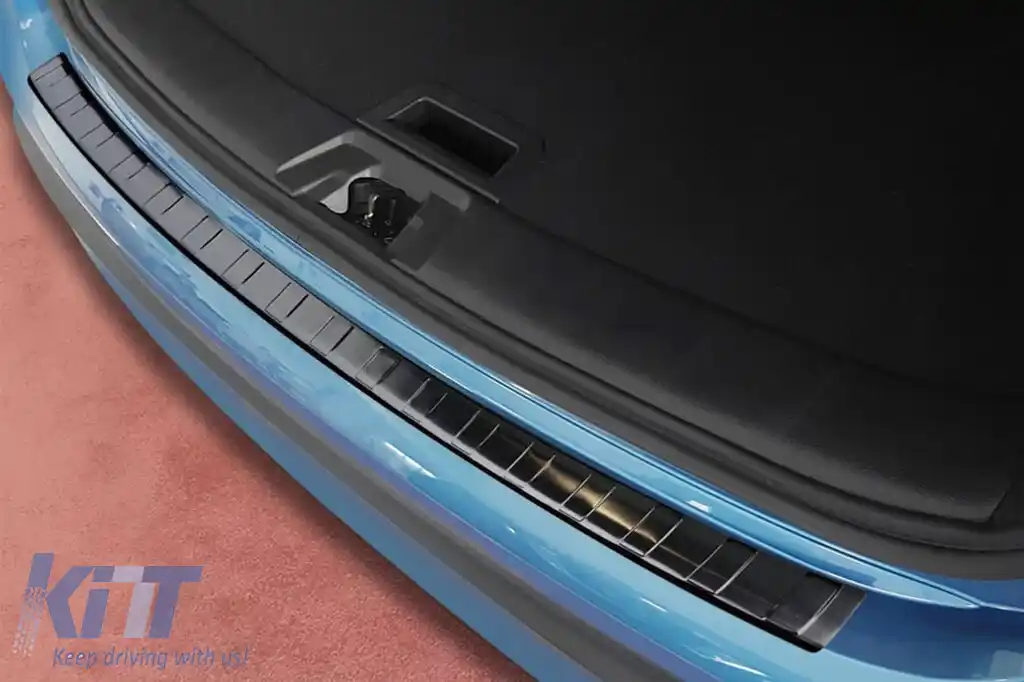 Protector pentru bara spate Avisa potrivit pentru Nissan Qashqai 2017-2021, lac negru-image-6211930