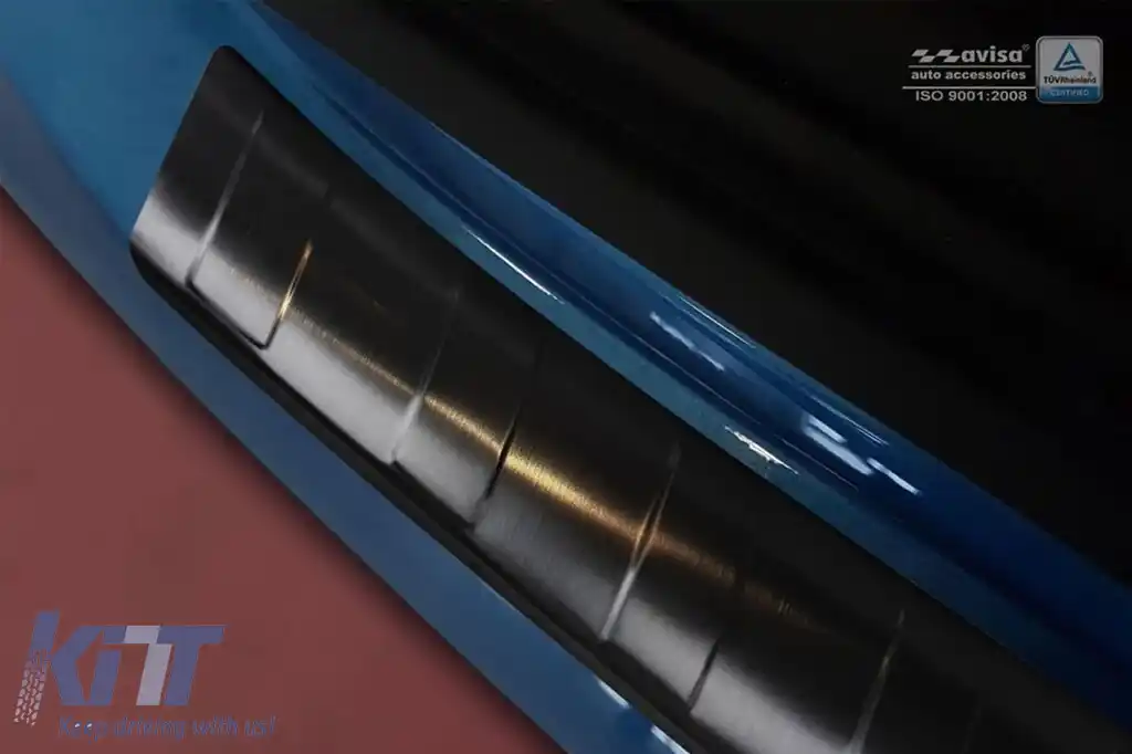 Protector pentru bara spate Avisa potrivit pentru Nissan Qashqai 2017-2021, lac negru-image-6211931