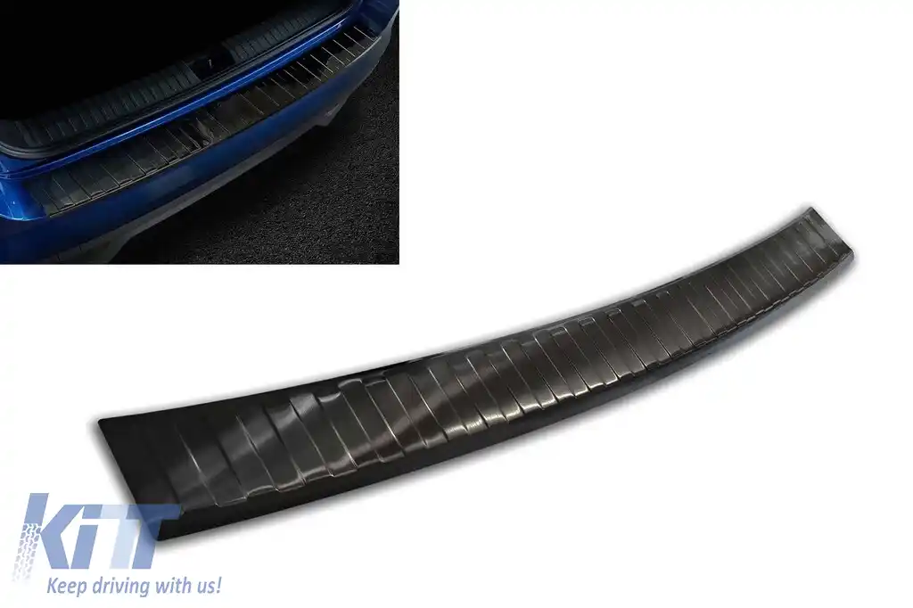 Protector pentru bara spate Avisa potrivit pentru Skoda Kamiq după 2019, lac negru