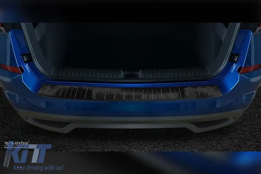 Protector pentru bara spate Avisa potrivit pentru Skoda Kamiq după 2019, lac negru-image-6211955