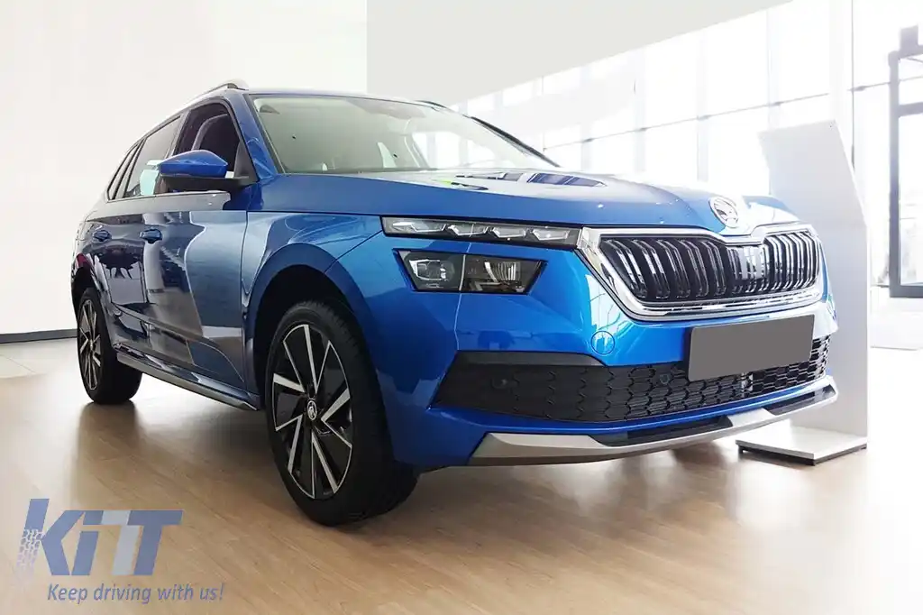 Protector pentru bara spate Avisa potrivit pentru Skoda Kamiq după 2019, lac negru-image-6211958