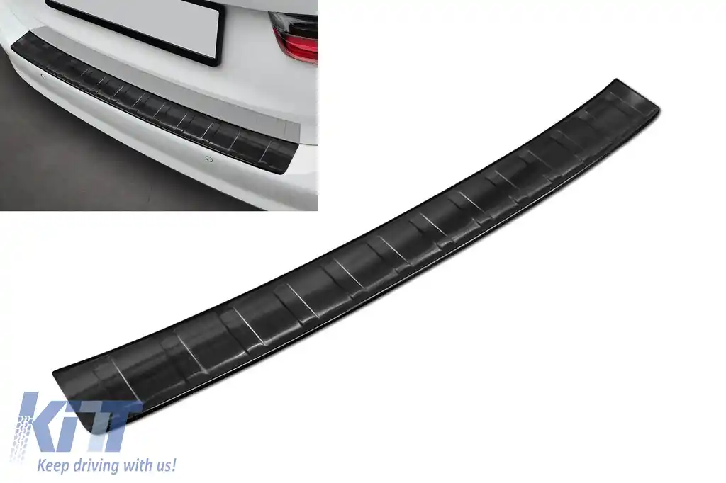 Protector pentru bara spate Avisa, potrivit pentru BMW Seria 3 G21 Touring 2018-2022, lac negru