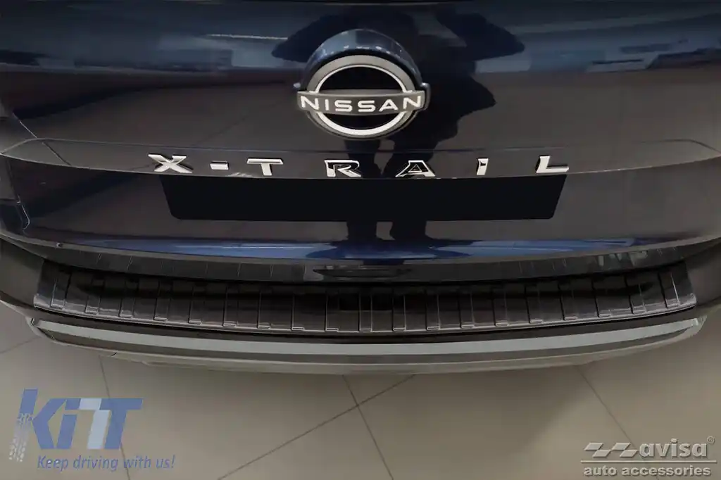Protector pentru bara spate Avisa, potrivit pentru Nissan X-Trail T33 după 2021, lac negru-image-6211979