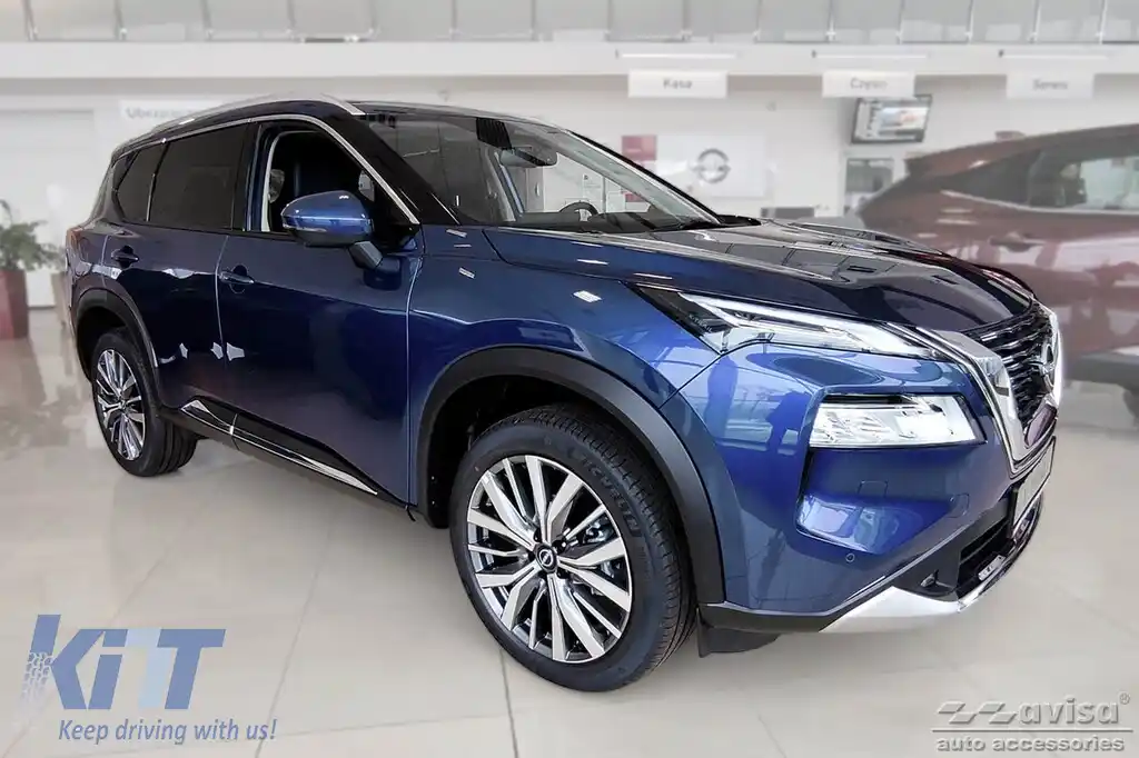 Protector pentru bara spate Avisa, potrivit pentru Nissan X-Trail T33 după 2021, lac negru-image-6211982