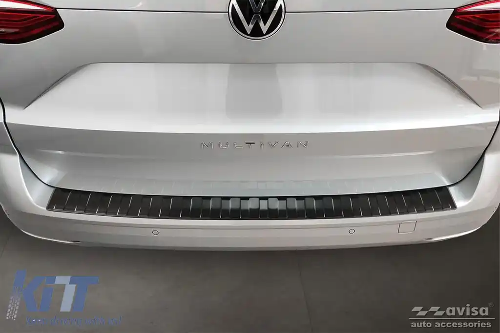 Protector pentru bara spate Avisa, potrivit pentru Volkswagen T7 Multivan după 2022, lac negru-image-6211988