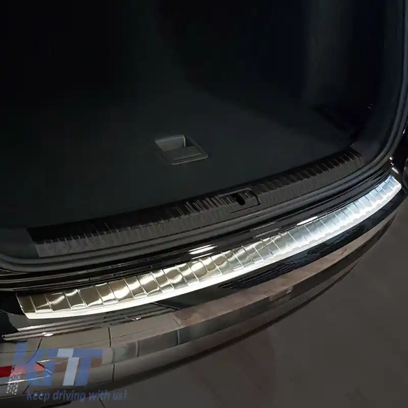 Protector pentru bara spate potrivit pentru Audi Q3 F3 19+ Oțel-image-6301446