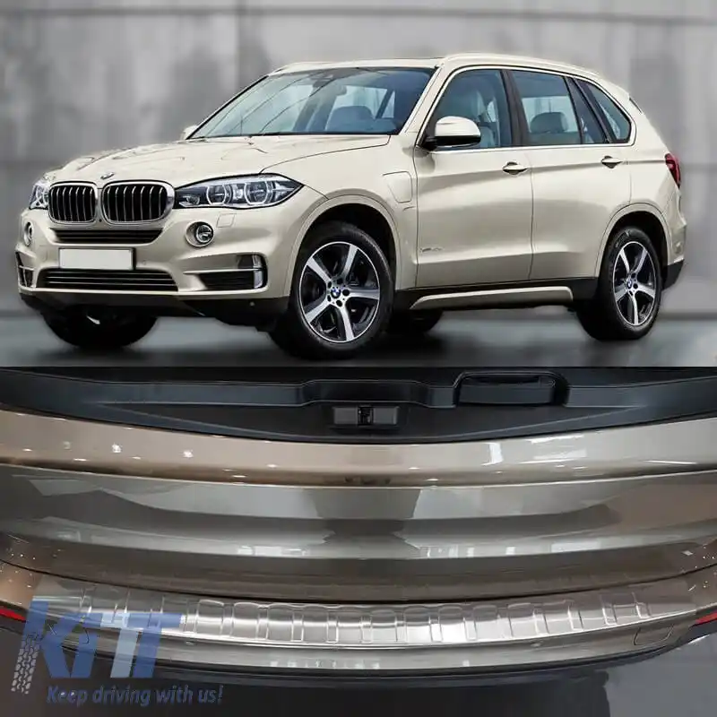 Protector pentru bara spate potrivit pentru BMW X5 F15 13-18 din oțel-image-6298946