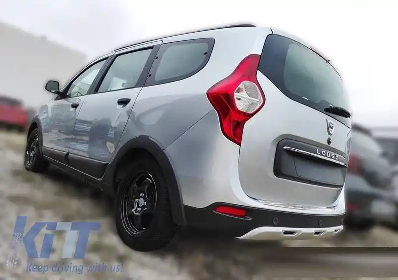 Protector pentru bara spate potrivit pentru Dacia Lodgy 2012-2017 & 2017+ Oțel-image-6315364